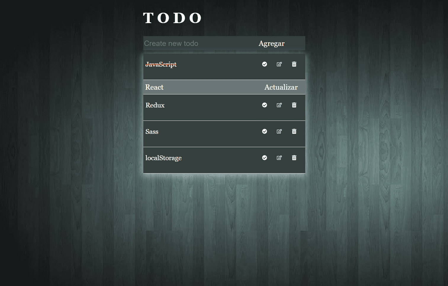 Todo List